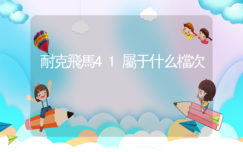 耐克飛馬41屬于什么檔次插圖