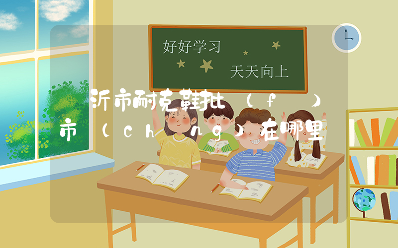 臨沂市耐克鞋批發(fā)市場(chǎng)在哪里插圖