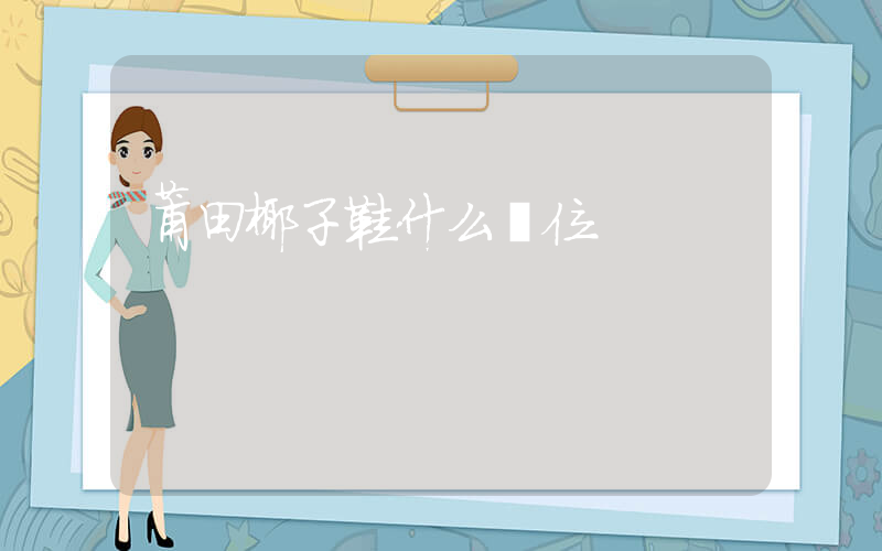 莆田椰子鞋什么價位插圖