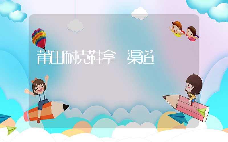 莆田耐克鞋拿貨渠道插圖