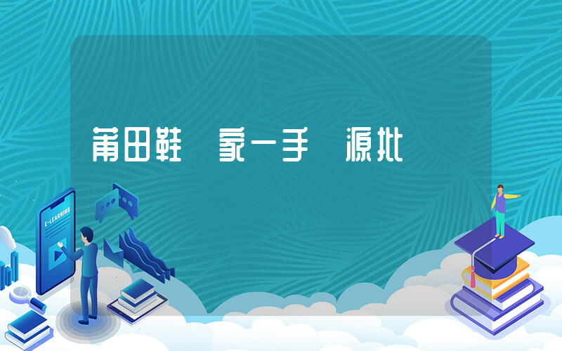 莆田鞋廠家一手貨源批發插圖