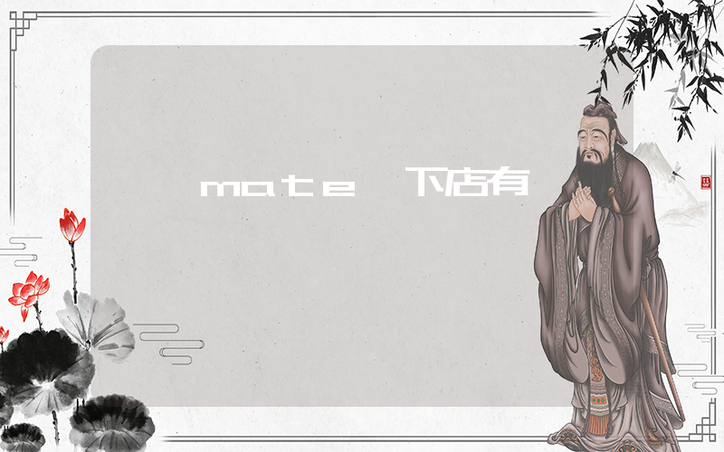 華為mate線下店有貨嗎插圖