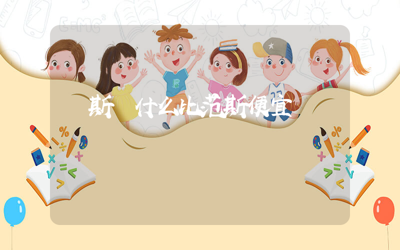 萬斯為什么比范斯便宜插圖