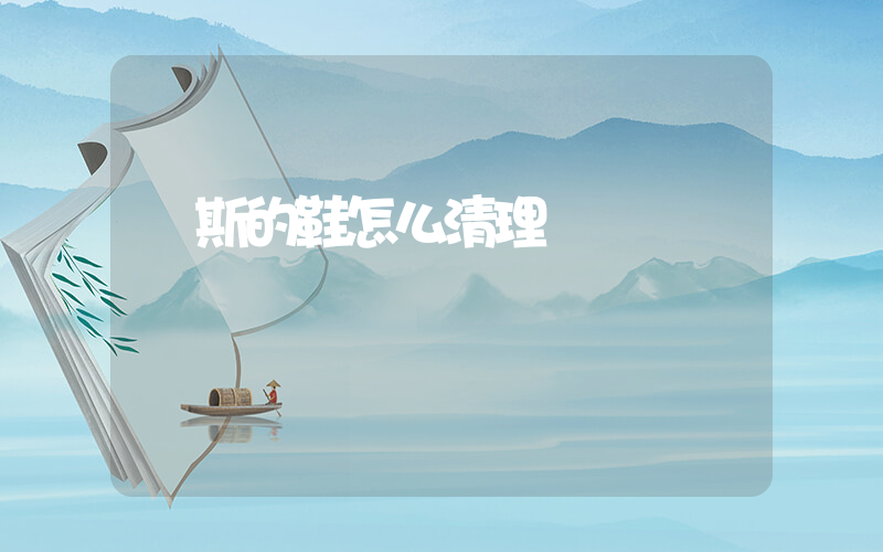萬斯的鞋怎么清理插圖