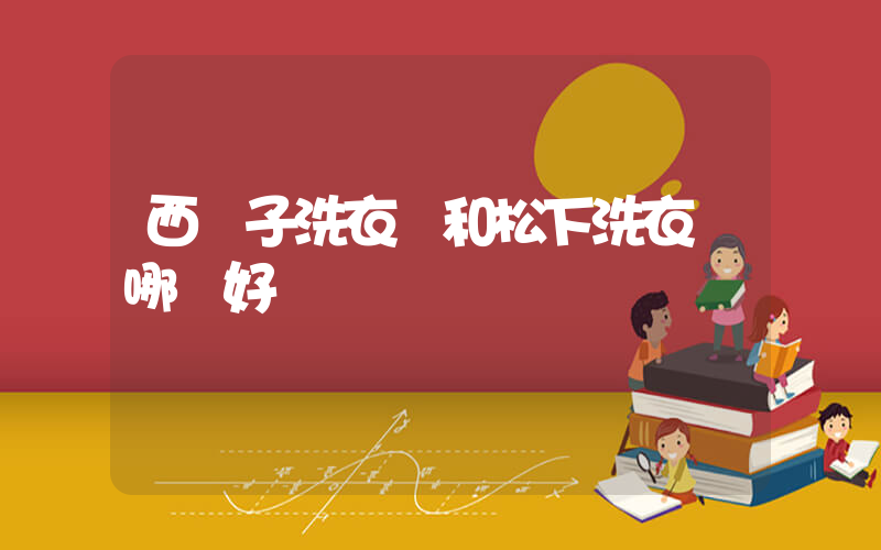 西門子洗衣機和松下洗衣機哪個好插圖
