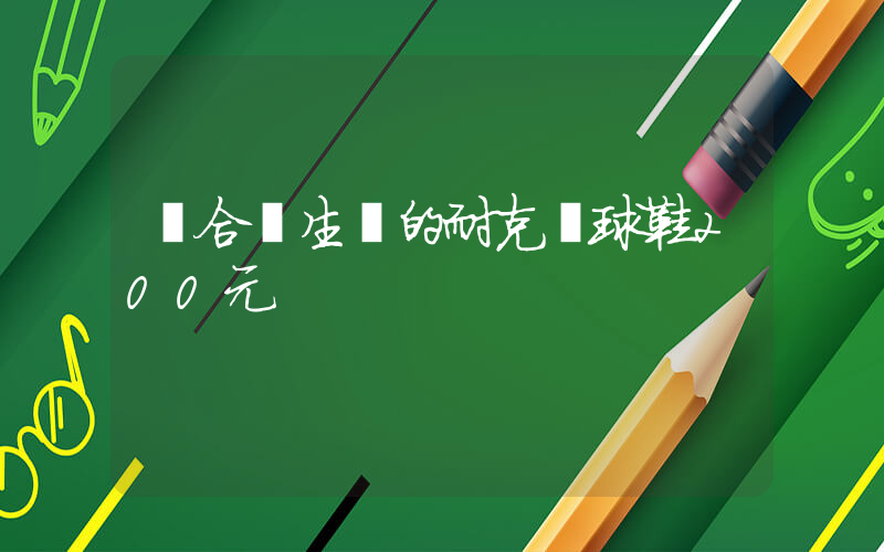 適合學生黨的耐克籃球鞋200元插圖