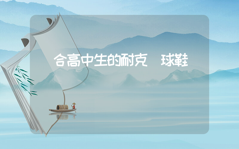 適合高中生的耐克籃球鞋插圖