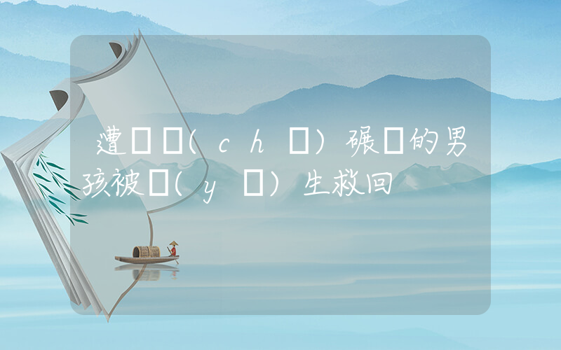遭貨車(chē)碾壓的男孩被醫(yī)生救回插圖