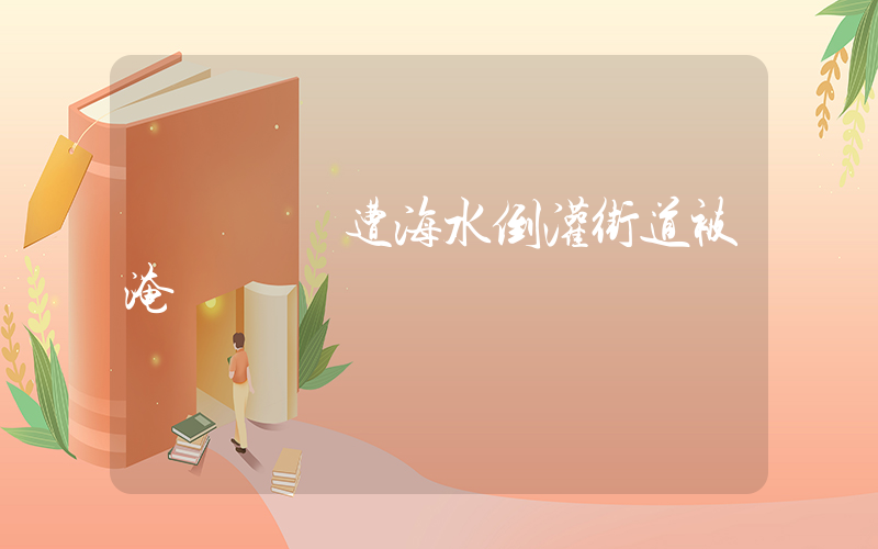 遼寧盤錦遭海水倒灌街道被淹插圖