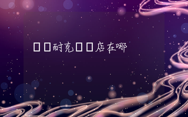 遼寧耐克專賣店在哪插圖