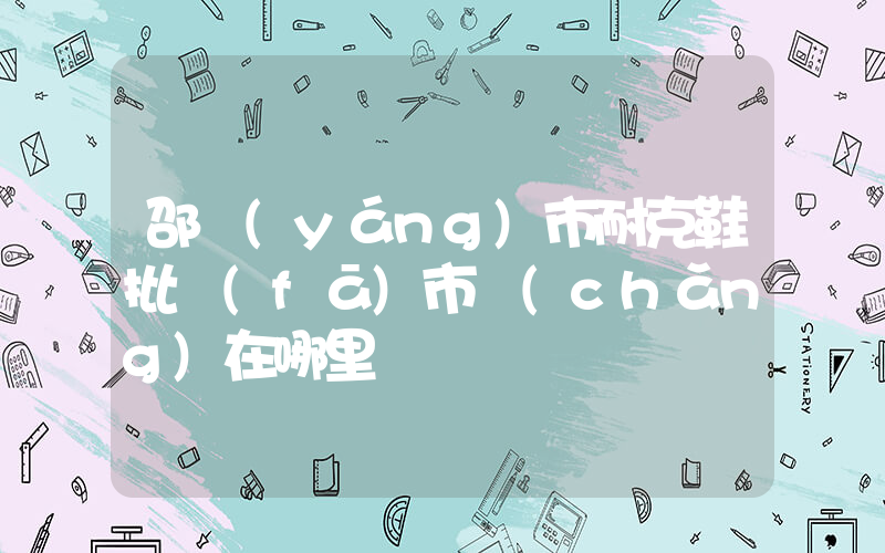 邵陽(yáng)市耐克鞋批發(fā)市場(chǎng)在哪里插圖