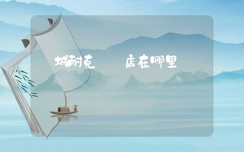 項城耐克專賣店在哪里插圖