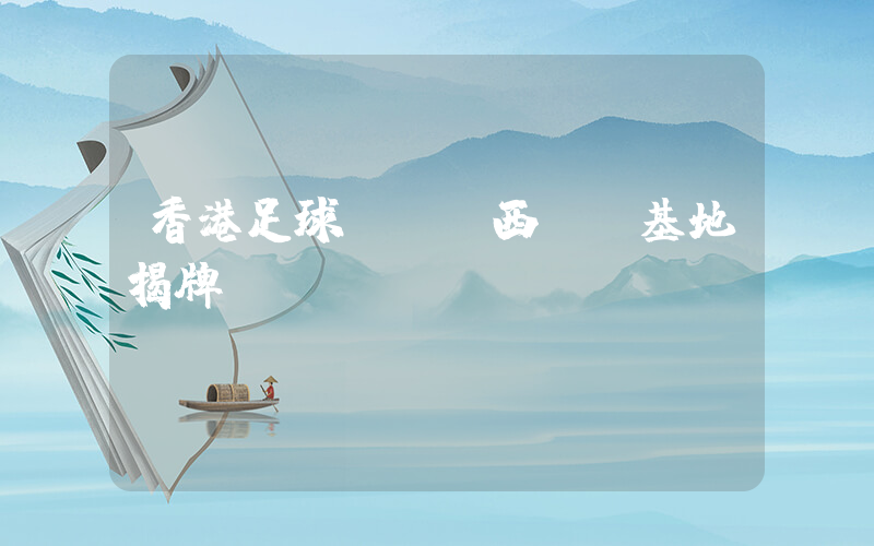 香港足球總會廣西訓練基地揭牌插圖