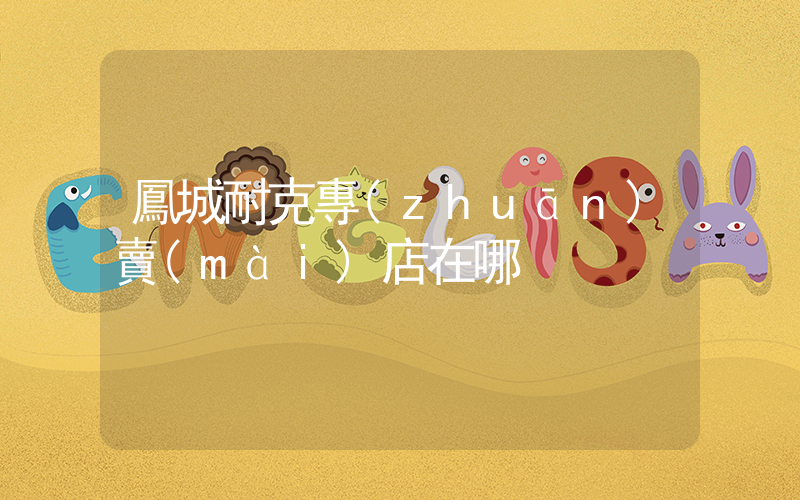 鳳城耐克專(zhuān)賣(mài)店在哪插圖