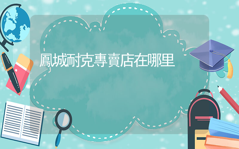 鳳城耐克專賣店在哪里插圖